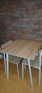 Eettafel met 2 stoelen - Landgraaf, Huis en Inrichting, Tafels | Eettafels, Ophalen of Verzenden