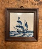 Tegeltje met schip, Ophalen of Verzenden