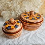 Flora Gouda keramiek koektrommel retro, Ophalen of Verzenden, Huis en Inrichting