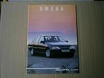 Opel Omega 1990 en of 1991 22 pag. + Prijslijst, Boeken, Opel, Zo goed als nieuw, Verzenden