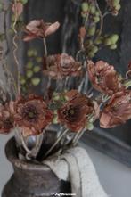 Brynxz zijdebloem poppy bundle brown, Nieuw, Ophalen of Verzenden, Info@jufbrocante.nl, Info@jufbrocante.nl