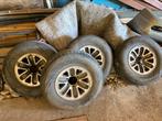 Mitsubishi pajero velgen banden, Auto-onderdelen, Banden en Velgen, Ophalen, 15 inch, Zomerbanden