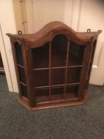 antiek vitrine kastje met glas en 2 plankjes, Antiek en Kunst, Antiek | Meubels | Kasten, Ophalen