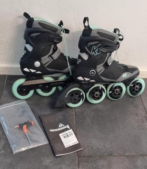 K2 skeelers V02 90 PRO TWV 259,95, Sport en Fitness, Skeelers, Zo goed als nieuw, Inline skates 4 wielen, K2, Dames, Verstelbaar