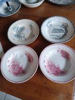 3 verschillende antieke FRANSE + BELGISCHE borden, Antiek en Kunst, Antiek | Servies los, Ophalen of Verzenden