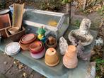 Tuinspullen. Potten. Planten. Stenen. Schelpen etc., Ophalen, Gebruikt
