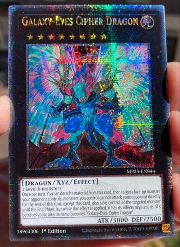 Yu-Gi-Oh! Galaxy Eyes Cipher Dragon MP24 1st QCR ! beschikbaar voor biedingen