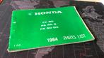 Honda Camino PA50 parts list uit 1984, Fietsen en Brommers, Ophalen of Verzenden, Zo goed als nieuw