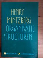 H. Mintzberg - Organisatiestructuren, Boeken, H. Mintzberg, Ophalen of Verzenden, Zo goed als nieuw