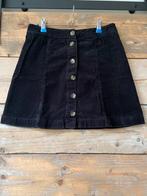 Korte rok, zwarte rib maat 38  Merk Dividend by H&M, Maat 38/40 (M), Dividend by H&M, Verzenden, Zwart