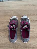 Gave grijs/paarse lage gympen bloem dubbele flap All star 38, Tweedekansshop, Ophalen of Verzenden, Converse All Stars, Grijs