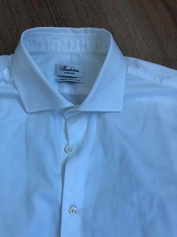 Stenstroms fitted body twofold super cotton overhemd wit xl beschikbaar voor biedingen