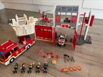 Playmobil brandweer kazerne met ladderwagen / brandweerauto, Kinderen en Baby's, Complete set, Gebruikt, Ophalen of Verzenden