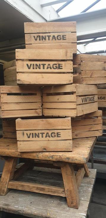 Fruitkisten | Appelkisten | Houten Kratten | Vintage Crates 