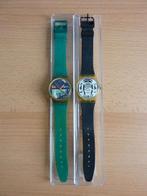 1992 - 1994 retro SWATCH horloge horloges zwart wit / groen, Ophalen, Overige typen