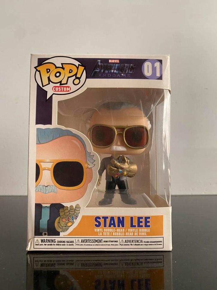 Funko Pop! Custom Stan Lee Avengers Endgame 01, Verzamelen, Poppetjes en Figuurtjes, Gebruikt, Ophalen of Verzenden