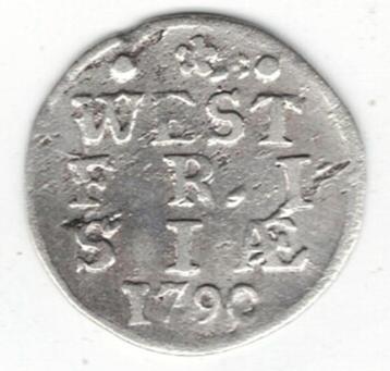 25-2171 West Friesland 2 stuiver 1790 beschikbaar voor biedingen