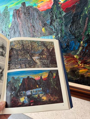 Jan Makkes Olieverf Schilderij Drenthe + Boek beschikbaar voor biedingen
