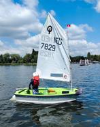 Optimist de "Groene Draak", Watersport en Boten, Open zeilboten, Ophalen, Geen motor, Gebruikt, Optimist