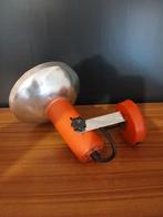 Retro vintage oranje wandspot lamp, Huis en Inrichting, Lampen | Wandlampen, Ophalen of Verzenden, Zo goed als nieuw