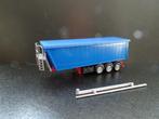 463 herpa kempf kiep oplegger blauw 3-as 1:87 truck trein, Nieuw, Ophalen of Verzenden, Bus of Vrachtwagen, Herpa