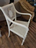 Oude webbing stoel, Huis en Inrichting, Stoelen, Ophalen, Heikant 21 Kaatsheuvel, Wit, Belle Vieille Brocante