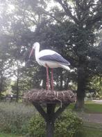 Geboorteversiering te huur; Ooievaar op nest, Ophalen, Geboortebord