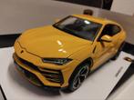 Lamborghini Urus geel Bburago 1:18 KRD, Hobby en Vrije tijd, Modelauto's | 1:18, Ophalen of Verzenden, Zo goed als nieuw, Auto