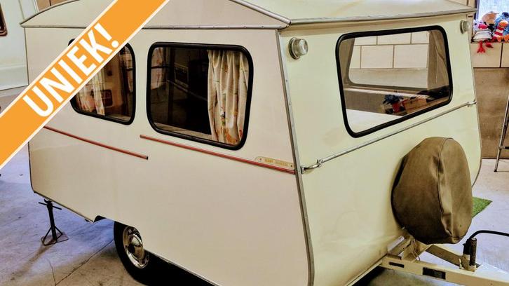 Kip Kuiken 1964 compleet gerestaureerd. Nieuwstaat!, Caravans en Kamperen, Caravans, Particulier, tot en met 2, Kip, tot 4 meter