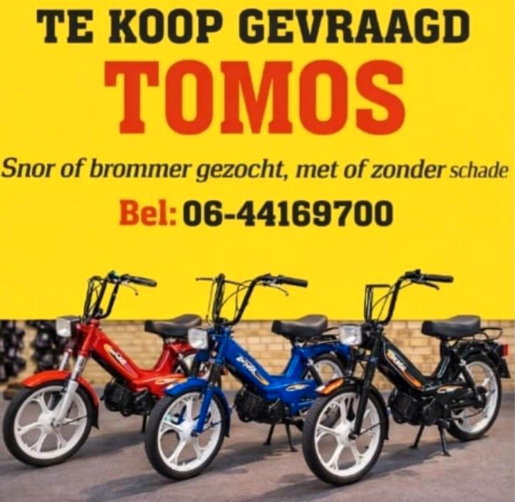 Gezocht 0644169700 tk Gevraagd INKOOP TOMOS VESPA PUCH, Fietsen en Brommers, Handleidingen en Instructieboekjes, Ophalen