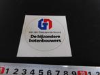 sticker van der giessen - de noord bijzondere botenbouwers, Verzamelen, Ophalen, Zo goed als nieuw, Bedrijf of Vereniging