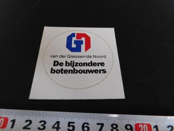 sticker van der giessen - de noord bijzondere botenbouwers beschikbaar voor biedingen