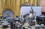 Grote Collectie Tinnen Voorwerpen, Antiek en Kunst, Antiek | Tin, Ophalen of Verzenden