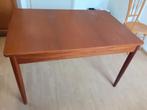 Uitklapbare teakhouten jaren 60 tafel, Huis en Inrichting, Tafels | Eettafels, Ophalen, Jaren 60, Teakhout, 50 tot 100 cm