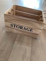Houten kist krat 4 stuks, Huis en Inrichting, Woonaccessoires | Kisten, Ophalen, Zo goed als nieuw, 50 tot 100 cm, Minder dan 50 cm
