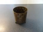 Bauhaus beker van Kallmeyer en Harjes. Mooie staat/patina, Antiek en Kunst, Antiek | Koper en Brons, Verzenden, Koper