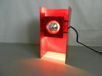 Space Age vintage lila / warm bordeaux tafellamp lamp beschikbaar voor biedingen
