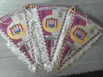 voetbal vaantjes anderlecht 9x jaren 60 70 80, Ophalen of Verzenden, Zo goed als nieuw, Buitenlandse clubs, Vaantje of Sjaal