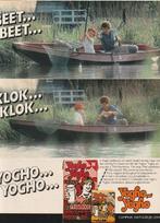 Retro reclame 1982 Campina Yogho-Yogho zuivel jongetje boot, Verzenden, Overige typen