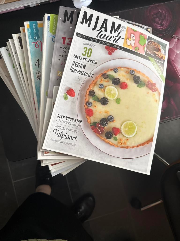 Mjam Taart tijdschriften - Bakken en decoreren, Verzenden, Gelezen, Overige typen