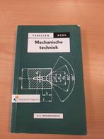 Tabellen boek           mechanische techniek, Boeken, Ophalen of Verzenden, Zo goed als nieuw