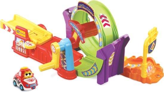 Vtech Toet Toet Auto's Loopingbaan met Sven Stuntauto, Kinderen en Baby's, Speelgoed | Vtech, Gebruikt, 2 tot 4 jaar, Ophalen