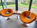 2 Artifort Apollo fauteuils inclusief bijzettafel, Huis en Inrichting, Fauteuils, Ophalen, Zo goed als nieuw, 75 tot 100 cm, 50 tot 75 cm
