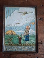 Delfts Blauw Herdenkingstegel Voedsel Vrede Vrijheid 1945, Ophalen of Verzenden