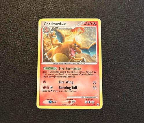 Pokemon - Charizard Holo, Hobby en Vrije tijd, Verzamelkaartspellen | Pokémon, Nieuw, Losse kaart, Foil, Ophalen of Verzenden