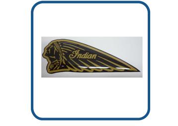 Indian Helm, tank, frame, Bike Motor sticker in 3D set prijs beschikbaar voor biedingen