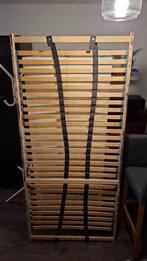 Wit Ikea bed met elektrische lattenbodem, Huis en Inrichting, Slaapkamer | Bedden, Ophalen, Gebruikt, Wit, Tweepersoons