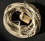 Meer dan 10 meter Bushmen kralensnoer uit ZW Afrika., Ophalen of Verzenden, Zo goed als nieuw, Wit, Overige materialen