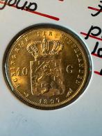 Gouden tientje 1897 parels los, Koningin Wilhelmina, Losse munt, 10 gulden, Goud