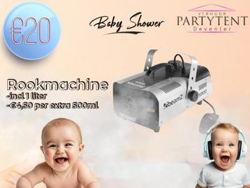 Rookmachine huren baby shower opvallend feest  beschikbaar voor biedingen